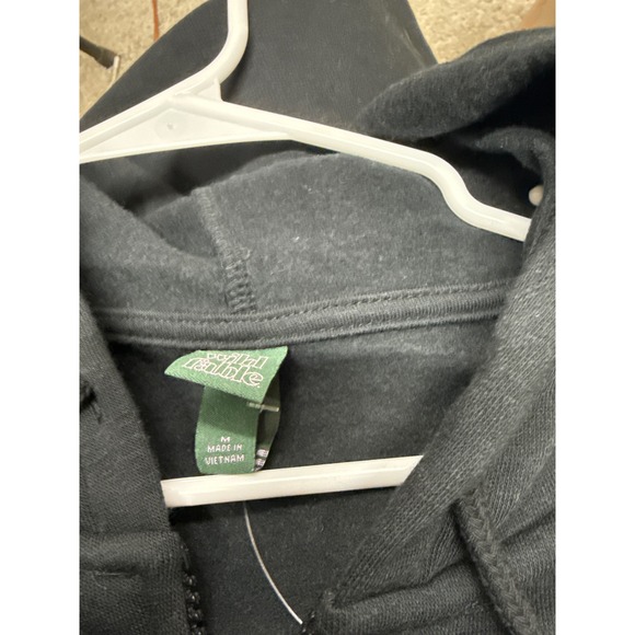 Women's Oversized Zip-up Hoodie - Wild Fable™ Black Size M - Picture 4 of 5